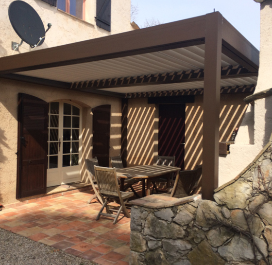Pergola à lames 06200 Nice ouest et 06100 Nice nord